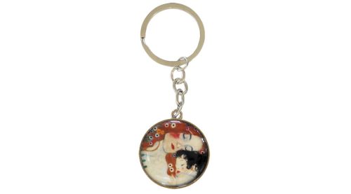 FRI.19613 Kulcstartó fémkarika egyoldalas, Klimt:Anya gyermekével