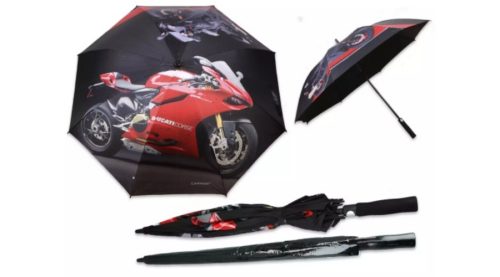H.C.021-6640 Esernyő, hossz: 93 cm, dia: 120 cm, Ducati Corse és Kawasaki Ninja