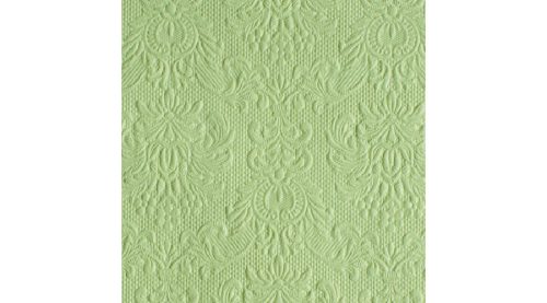 AMB.12507907 Elegance pale green dombornyomott papírszalvéta 25x25cm,15db-os