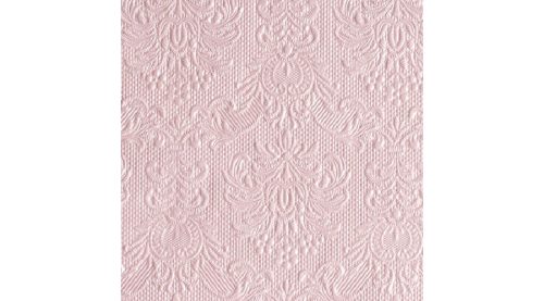 AMB.12505517 Elegance Pearl Pink dombornyomott papírszalvéta 25x25cm,15db-os