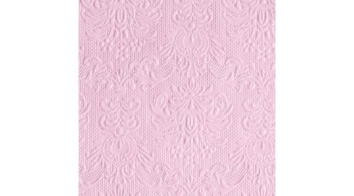 AMB.12504928 Elegance pink dombornyomott papírszalvéta 25x25cm,15db-os