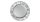 CLEEF.64595ZI Műanyag dekortányér ezüst színű 33cm