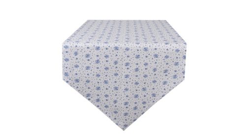 CLEEF.BRB65 Asztali futó 50x160cm 100% pamut, Blue Rose Blooming