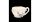 V.K.28-07 Romantik festett teáscsésze,levendula,kerámia,kézzel festett-3dl